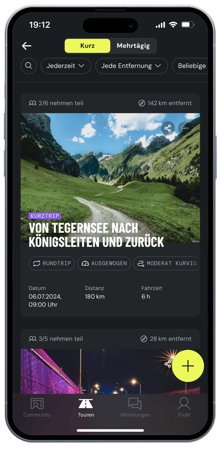 Yomoko App – Territory Rides